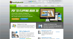 Desktop Screenshot of flashflipbook3d.com